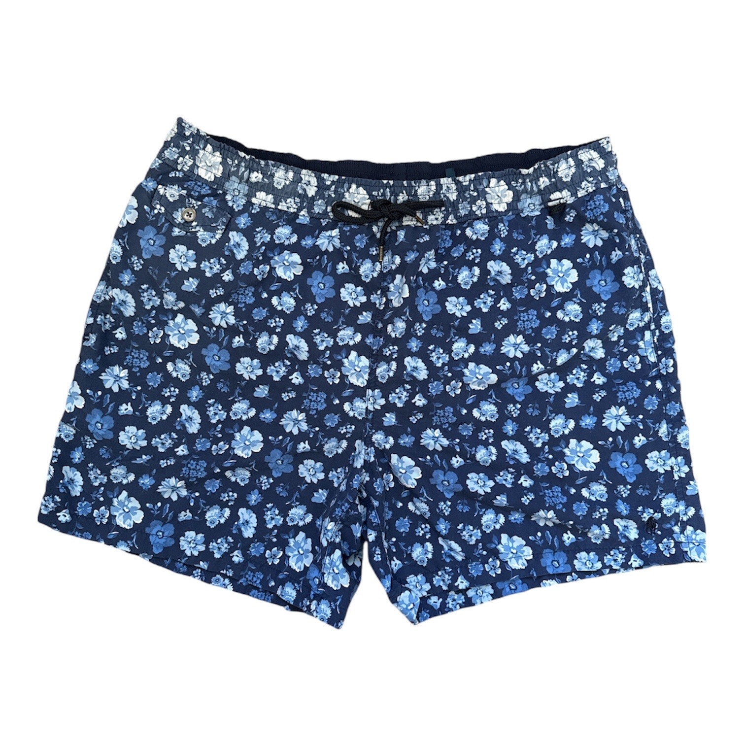 Ralph Lauren Men’s Xl Navy Blue Floral Swim Boardshorts